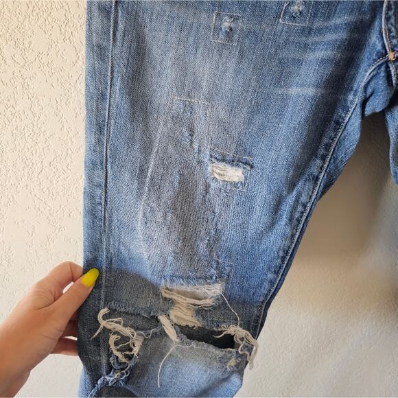 Made & Crafted Levi's Distressed Tapered Jeans - Picture 3 of 10